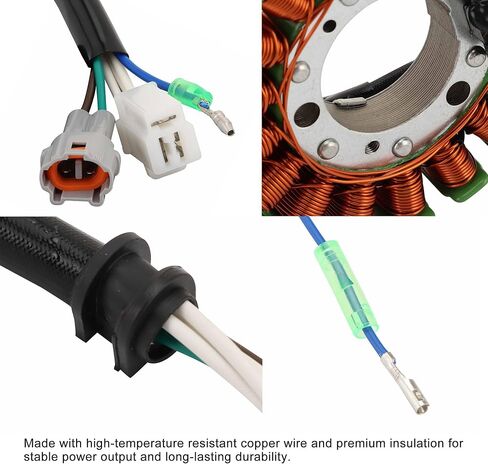 GOOFIT 16 Coil 6 Wire Generator Magneto Stator Ignition Coil Replacement for TW125 TW200 TW225 TW 125 200 225 4WP-85510-10 in Kuwait