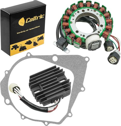 Caltric Stator and Regulator Rectifier with Gasket Compatible With Yamaha Moto-4 350 Yfm350 1990-1994 in Kuwait