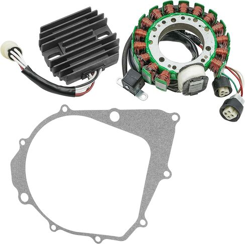 Caltric Stator and Regulator Rectifier with Gasket Compatible With Yamaha Moto-4 350 Yfm350 1990-1994 in Kuwait