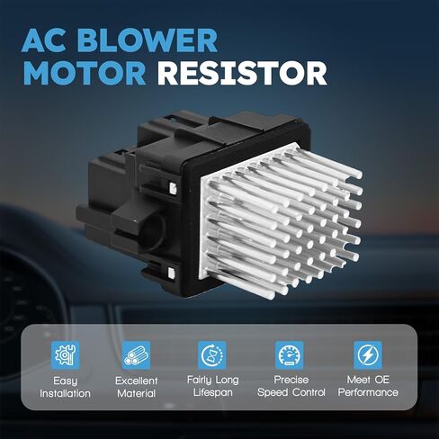 HVAC Blower Motor Resistor with Wire Harness Compatible with Jeep Grand Cherokee Grand Wagoneer Replacement for Dodge Challenger Charger Durango Grand Caravan Magnum Relpace 68079480AA JA1909 in Kuwait