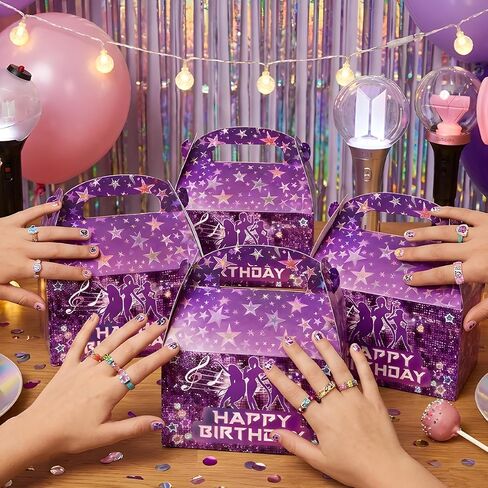 Colorato 20 Pcs Kpop Goodie Bags, Kpop Party Favors & Decorations for K Pop Fans or Birthday Party Decorations, 6.3 x 3.5 x 6.3 Inch in Saudi Arabia