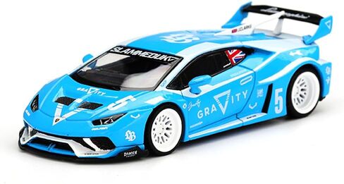 نموذج سيارة Diecast متوافق مع Mini GT 1:64 Lamborghini Huracán GT Gravity LB-Works Blue Limited Edition MGT01055 in Kuwait