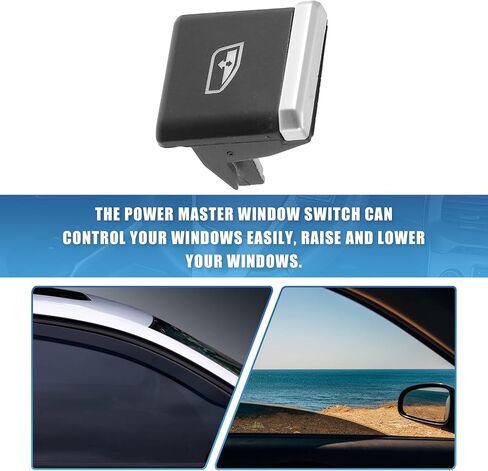 X AUTOHAUX 7PP959858R 7PP959858AF Car Master Power Window Switch Front Left Driver Side for Porsche Cayenne 2010-2015 for Porsche Macan 2014-2018 in Kuwait