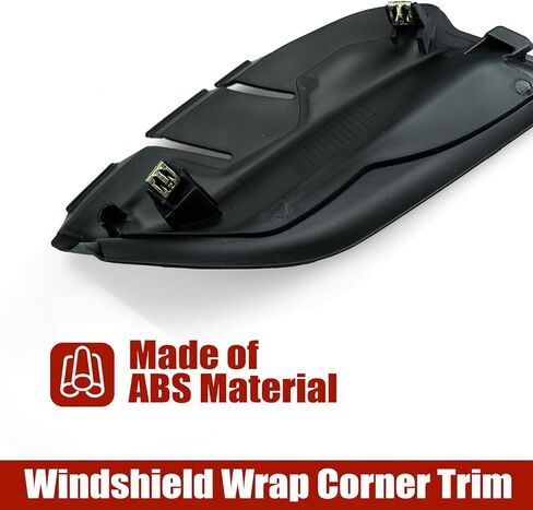 Left & Right Side Front Windshield Wrap Corner Trim, Engine Hood Hinge Cover Compatible with Jeep Compass 2017-2023, Wiper Side Trim Replaces 7AA47RXFAA 53223829 in Saudi Arabia