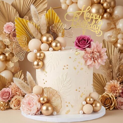 27Pcs Bohemian Cake Decoration Bohemian Cake Topper for Birthday Party Supplies in Saudi Arabia