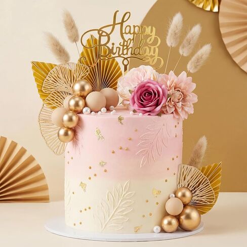 27Pcs Bohemian Cake Decoration Bohemian Cake Topper for Birthday Party Supplies in Saudi Arabia