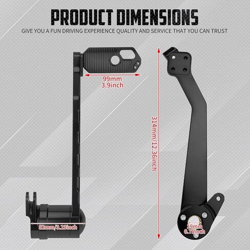 Brake Arm Lever Motorcycle Foot Shifter Pedal Fit for Harley Touring Road Glide Street Glide Electra Glide Road King Trike 2014–2025 (14-25 Black) in Saudi Arabia
