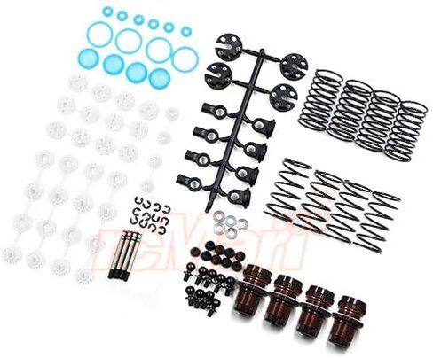 مجموعة ممتص الصدمات من Yes Racing QUTUS Slider 55 مم لسيارة دريفت 1/10 RC باللون الأسود #DBB-1055BK in Kuwait