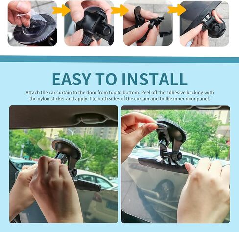 180° Adjustable Sun Visor Extender for Car,Suction Cup Car Visor Extender Sun Blocker for Blocking Glare,Universal Visors Extenders Attachment for Cars Visors Accessories in Saudi Arabia