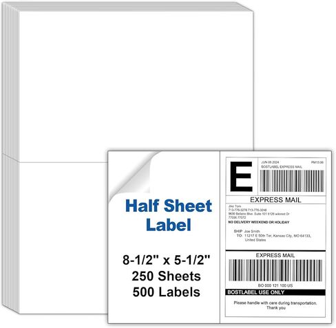 30 Up Labels 1" x 2-5/8" Shipping Address Labels for Laser/Inkjet Printers, 500 Sheets 15000 Pcs Self Adhesive 30 pet Sheet Return Address Mailing Label Stickers in Saudi Arabia