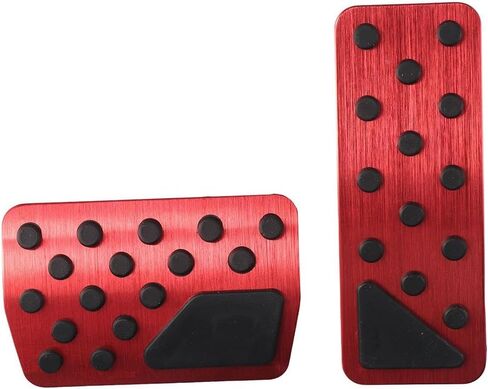 BYOBYO Accelerator Pedal Covers Aluminum Alloy Pedal Covers Brake Pedal Covers for Dodge 2011-2022 Durango,for Journey 2011-2020,for Jeep 2011-2022(red) in Saudi Arabia
