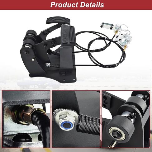 ACAR-B2 Right Hand Drive Conversion Kit - Passenger Side Dual Gas and Brake Pedals for Driving School/Instructor Car, Universal Fit for RHD Vehicles, Easy Installation in Saudi Arabia