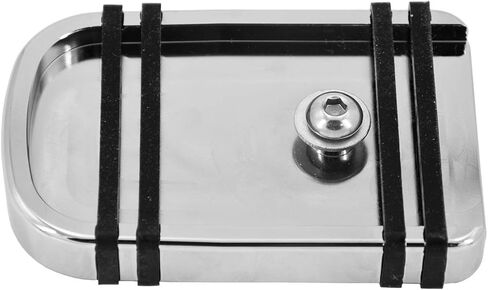 Motorcycle Brake Pedal Pad Cover Fit for Harley Touring Road King FLHR Street Glide Road Glide FLTR Electra Glide Trike 1980-2023, Fit for Softail Heritage Springer Fat Boy Deluxe FLSTN Chrome in Saudi Arabia