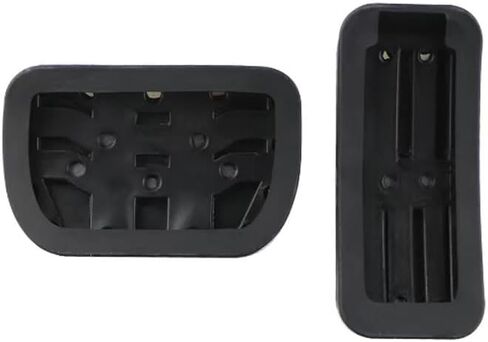 2Pcs Accelerator Pedal and Brake Pedal Cover Set Car Pedal Pad Vehicle Pedal Cover for Ford Escape 2001-2022 Metal Rubber Silver Tone Black in Saudi Arabia