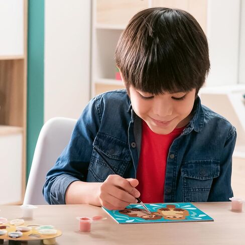 مجموعة Ravensburger CreArt Otter Love للطلاء حسب الأرقام - مجموعة كاملة مع فرش و10 دهانات مائية - مخططات مرمزة بالألوان - للأعمار من 7 سنوات فما فوق in Kuwait