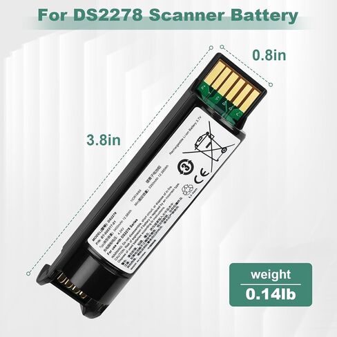 لاستبدال بطارية الماسح الضوئي Zebra DS2278: لرمز Zebra DS2278 DS2208 DS22 BT-000317-01 CR2278 CR2278-PC DS2278SR DS2278-HC بطارية ماسحات الباركود 3400 مللي أمبير في الساعة in Kuwait