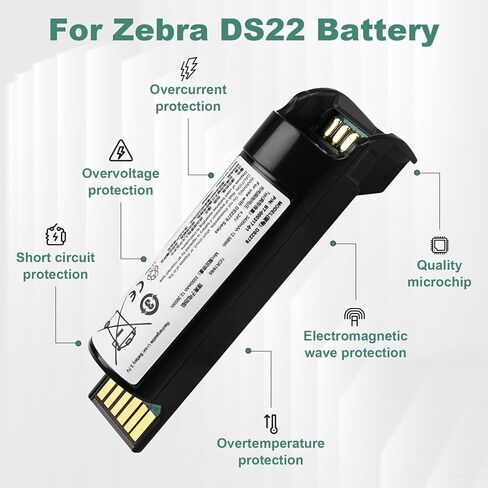 لاستبدال بطارية الماسح الضوئي Zebra DS2278: لرمز Zebra DS2278 DS2208 DS22 BT-000317-01 CR2278 CR2278-PC DS2278SR DS2278-HC بطارية ماسحات الباركود 3400 مللي أمبير في الساعة in Kuwait