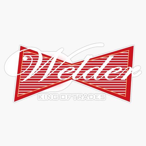 Funny Welder Gift King Of Trades Design Sticker Vinyl Decal Wall Laptop Window Car Bumper Sticker 5" in Kuwait
