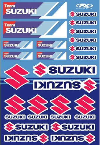مجموعة ملصقات الدراجات النارية من Factory Effex SUZ Racing in Kuwait