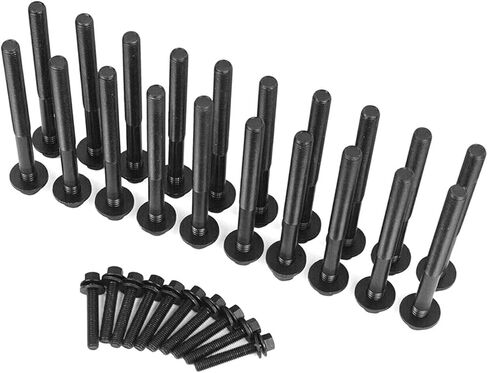 Enginetech 2009-2019 Dodge Ram 1500 2500 5.7L Hemi Jeep Cherokee طقم رافع وعمود كامات كامل غير MDS مع حشوات ومسامير ولولبية ومقابس ومعدن، يناسب موضع المركز، طقم رفع السيارة، طقم رفع in Kuwait