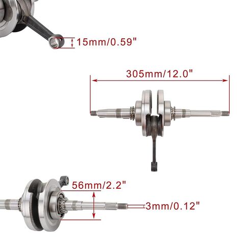 WOOSTAR 17T Crankshaft Replacement for ATV200 in Saudi Arabia