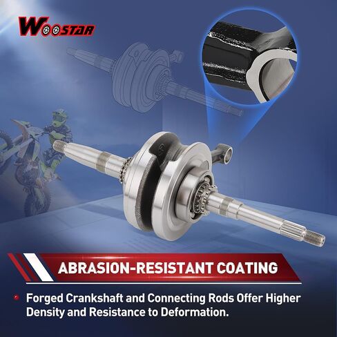 WOOSTAR 17T Crankshaft Replacement for ATV200 in Saudi Arabia