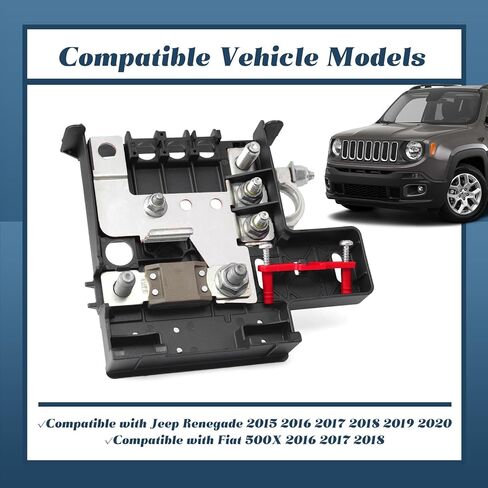 68256605AA استبدال وحدة التحكم بالبطارية لسيارة Jeep Renegade 2015 2016 2017 2018 2019 2020 لسيارة Fiat 500X 2016 2017 2018، وحدة التحكم في تثبيت صندوق المصهر والملحقات الطرفية in Kuwait