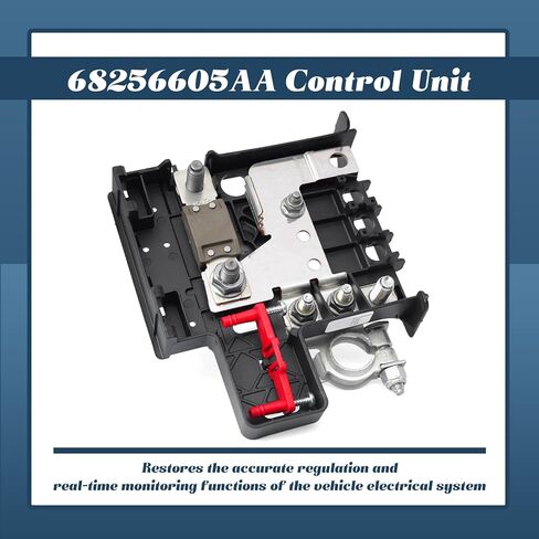 68256605AA استبدال وحدة التحكم بالبطارية لسيارة Jeep Renegade 2015 2016 2017 2018 2019 2020 لسيارة Fiat 500X 2016 2017 2018، وحدة التحكم في تثبيت صندوق المصهر والملحقات الطرفية in Kuwait