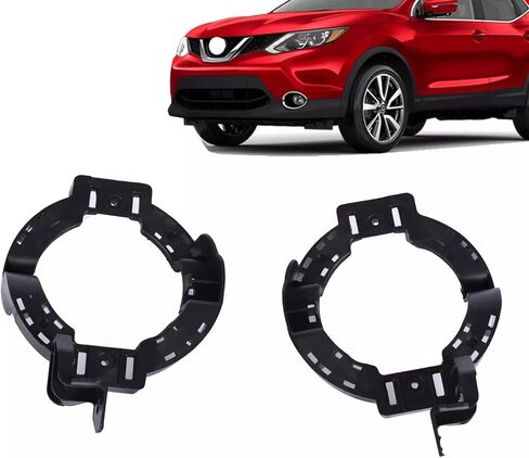 مجموعة دعامات إضاءة مصباح الضباب قطعتين LH+RH متوافقة مع 2017 2018 2019 Nissan Rogue Sport Driver وجانب الركاب يسار يمين 269106MA0A NI2603107 269156MA0A NI2602107 in Kuwait