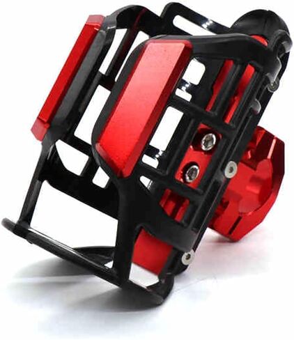 Motorcycle Cup Holder for Honda Trail 125 2021-2026, Universal Adjustable Drink Bottle Holder, Aluminum Alloy Bike Handlebar Mount, Motorcycle Accessory,A Black in Saudi Arabia