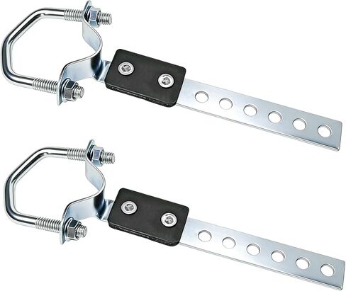 4 PCS Heavy Duty Muffler Exhaust Hangers, Heat Resistant Flexible Swivel Exhaust Bracket w/Anti-Vibration Design, Adjustable Rotating Car Muffler Bracket Tail Pipe Hanger in Kuwait