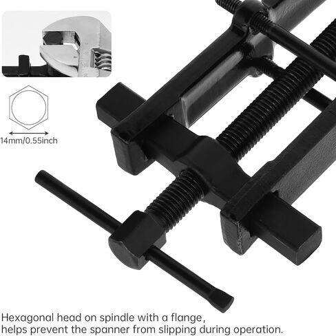 ChgImposs 4 Pcs 2 Jaw Gear Puller Set (2"/3"/4"/6") – Heavy Duty Chrome Vanadium Steel Reversible Bearing Pullers Removal Tool for Pulleys Flywheels Bearings Gears in Kuwait
