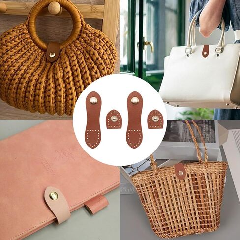 Leather Snap Buckles Button Closures, Sew On Leather Tab Closures Buckles Fasteners in Saudi Arabia