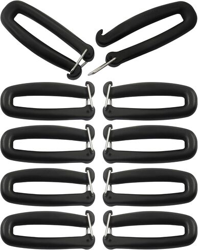Detachable Square Buckle with Outdoor Rucksack Satchel Stretch Hook Buckle(Black) in Kuwait