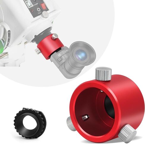Polar Scope Metal Adapter for Right Angle Viewfinder - Works Extremely Well with Viewfinder which Make Polar Alignment of Equatorial Mount Easy and Comfortable in Saudi Arabia