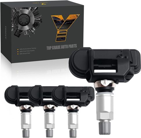 Pre-Programmed TPMS Sensor Tire Pressure Monitoring Sensor A0009050030 fit for Mercedes-Benz C200 C250 C43 CLK350 E200 E300 E350 GL350 GL450 GLE350 GLE400 GLS450 S350 S400 S450-433MHz (4) in Kuwait