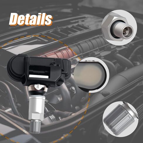 Pre-Programmed TPMS Sensor Tire Pressure Monitoring Sensor A0009050030 fit for Mercedes-Benz C200 C250 C43 CLK350 E200 E300 E350 GL350 GL450 GLE350 GLE400 GLS450 S350 S400 S450-433MHz (4) in Kuwait