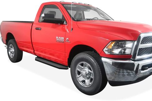 Tuxtreme 6-inch (Black Stainless Steel Flat Style) Running Boards Nerf Bars Side Steps Compatible with Dodge Ram 1500 2009-2018 Regular Cab & Ram 2500 3500 2010-2026 in Kuwait