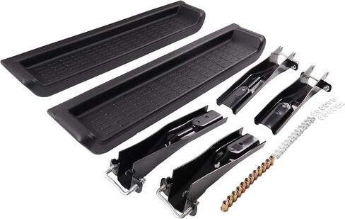 لوحات تشغيل قضيب الخطوات الجانبية PW4511 متوافقة مع Jeep Wrangler TJ & Unlimited 1997-2006 يسار + يمين in Kuwait