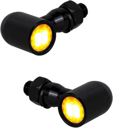 NTHREEAUTO LED Turn Signal Lights Universal Motorcycle Turn Signals, Mini Size Blinkers Front Indicator Compatible with Harley Honda Yamaha Kawasaki Suzuki Triumph in Kuwait