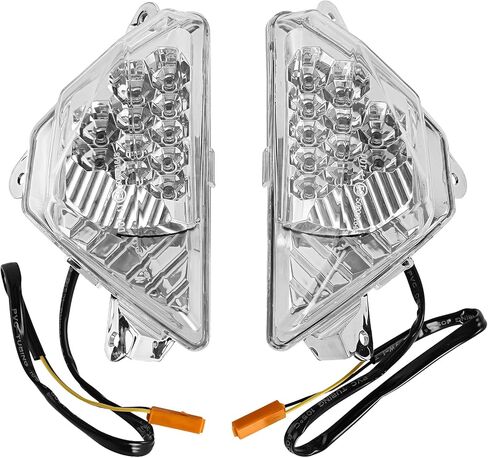 TCMT Motorcycle Front LED Turn Signal Lights Fit For Kawasaki Ninja 250 300 2013-2018 Ninja 400 650 2018-2023 in Kuwait