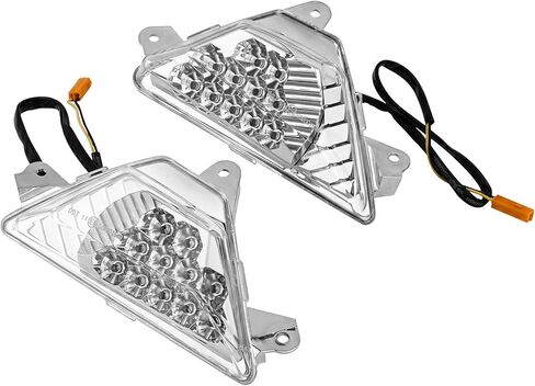 TCMT Motorcycle Front LED Turn Signal Lights Fit For Kawasaki Ninja 250 300 2013-2018 Ninja 400 650 2018-2023 in Kuwait