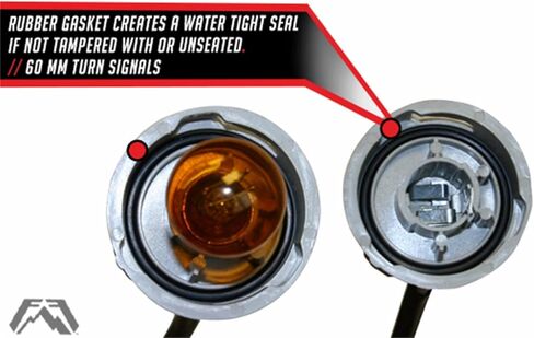 Fab Fours Premium Led 60Mm Turn Signal With Wiring in Saudi Arabia