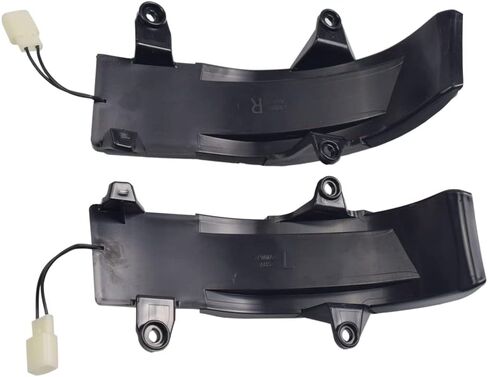 LED ديناميكية مرآة الوامض ضوء متسلسل بدوره مصباح إشارة لتويوتا لاند كروزر FJ200 LC200 / برادو FJ150 2010-2020 2021 (أصفر) in Kuwait