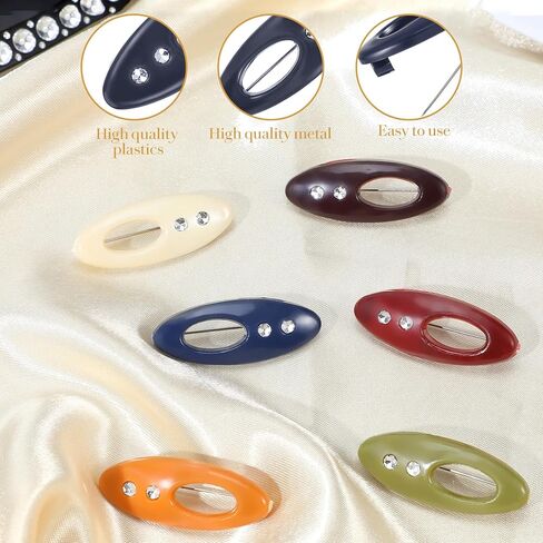 12pcs Hijab Pins for Women - Multicolored Rhinestone & ABS Shawl Pin, Plastic Cover Hijab Fashion Brooches and Pins, Colorful Scarf Safety Plastic Cover Pin in Kuwait