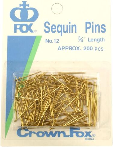 1/2" Brass Sequin Pins Used for Soft and Foamy Fabrics in Saudi Arabia