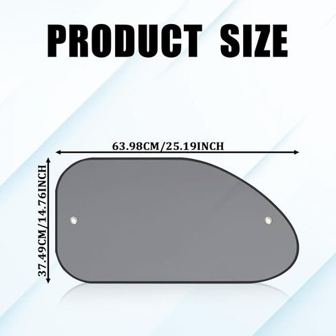2PCS Car Window Sun Shades, Side Window UV Protection Cover with Suction Cups, Baby Kids Privacy Mesh Heat Blocker, Auto Sunshade for Cars Trucks SUV Glare Reduction Interior Accessories in Saudi Arabia
