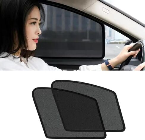 Car Side Window Sunshades for Mercedes Benz GLE 2020-2024, Front Rear Sun Shade Breathable Block UV Rays Privacy Screen Reduce Glare Protection Curtain,A/2 Front-Window in Saudi Arabia