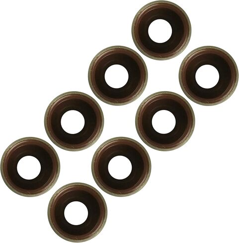 Caltric 8x Valve Stem Seal Compatible with Kawasaki Ninja 250R 1988-1990 1992-2007 in Kuwait