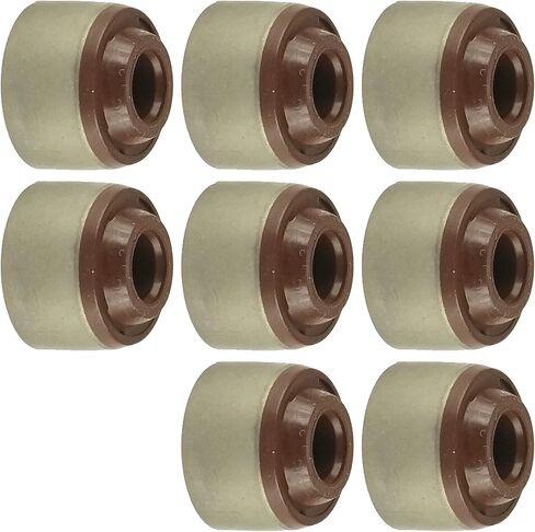 Caltric 8x Valve Stem Seal Compatible with Kawasaki Ninja 250R 1988-1990 1992-2007 in Kuwait